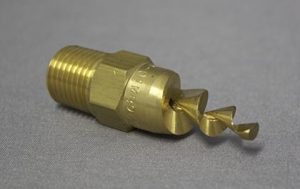 spraytech brass spiral pig tail nozzle