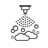 spraytech washing application icon in grey