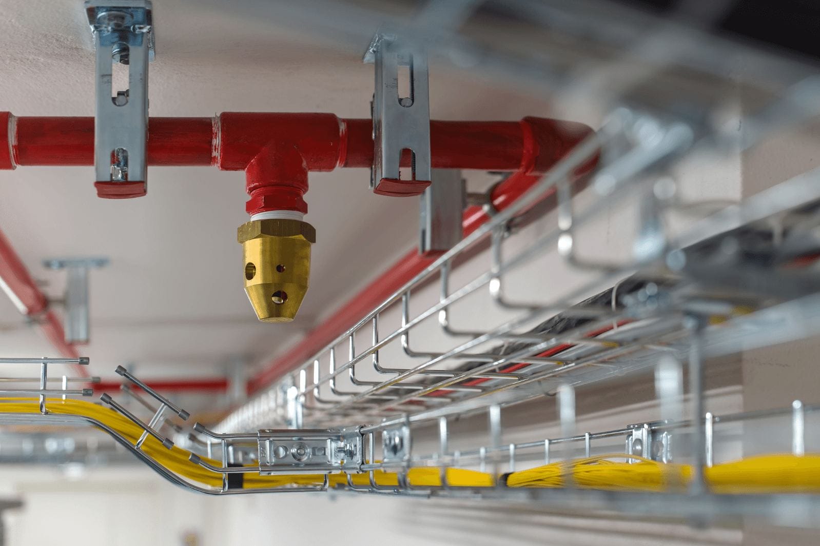 water spray fire extinguisher system in tunnel