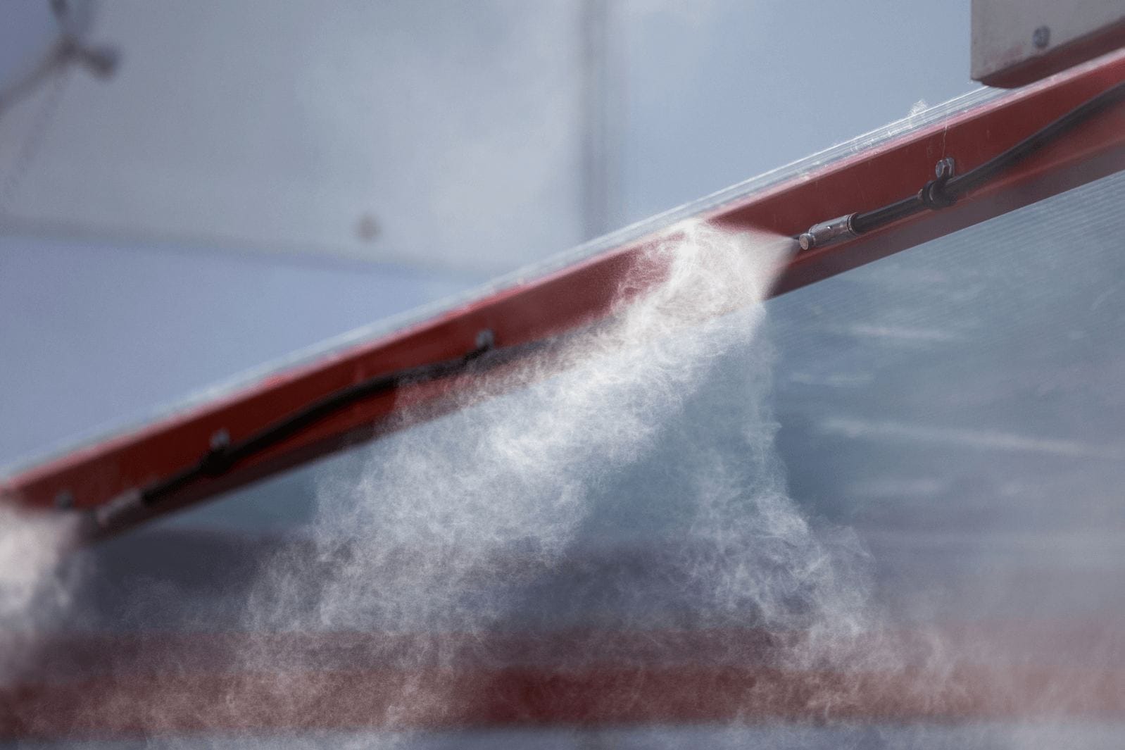 air blowing machine to remove debris